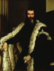 Portret van een Man in een Bontjas, c.1566